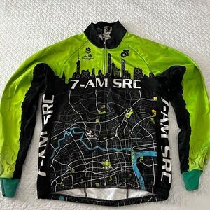 Green and Black Cycling Jacket